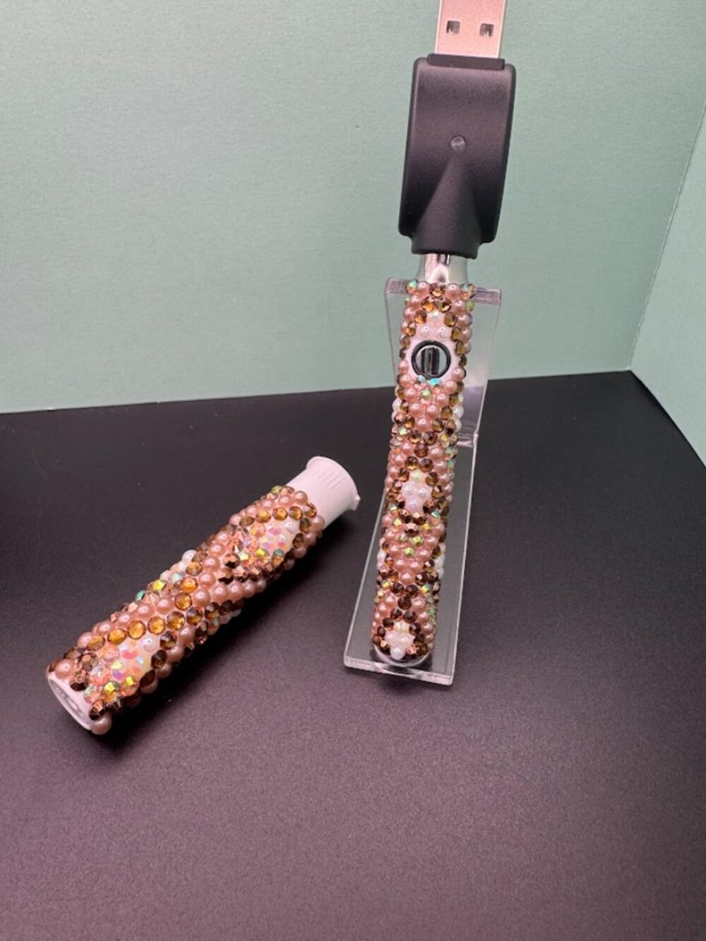 Rhinestone 510 Threaded Battery